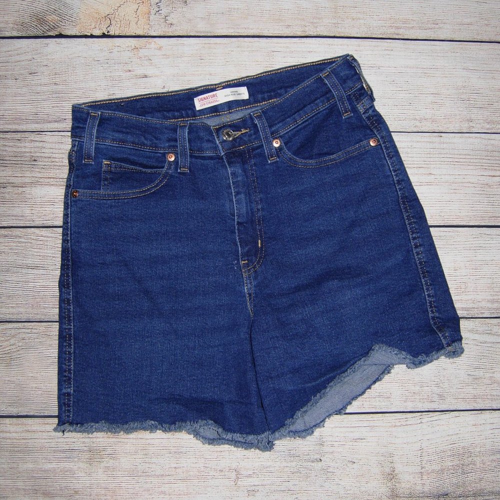 Signature by Levi's Heritage High Rise Shorts 8 W29